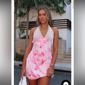 Genesis Mini Dress Pink Meadows